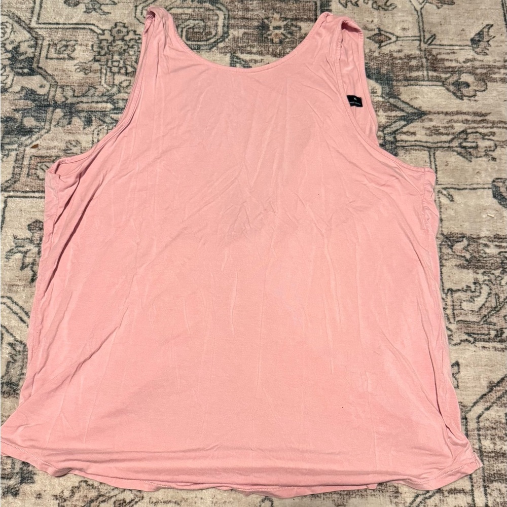 Zyia Pink Twist back Tank Top - Picture 2 of 3